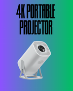 4K Portable Projector – Ultra HD Quality