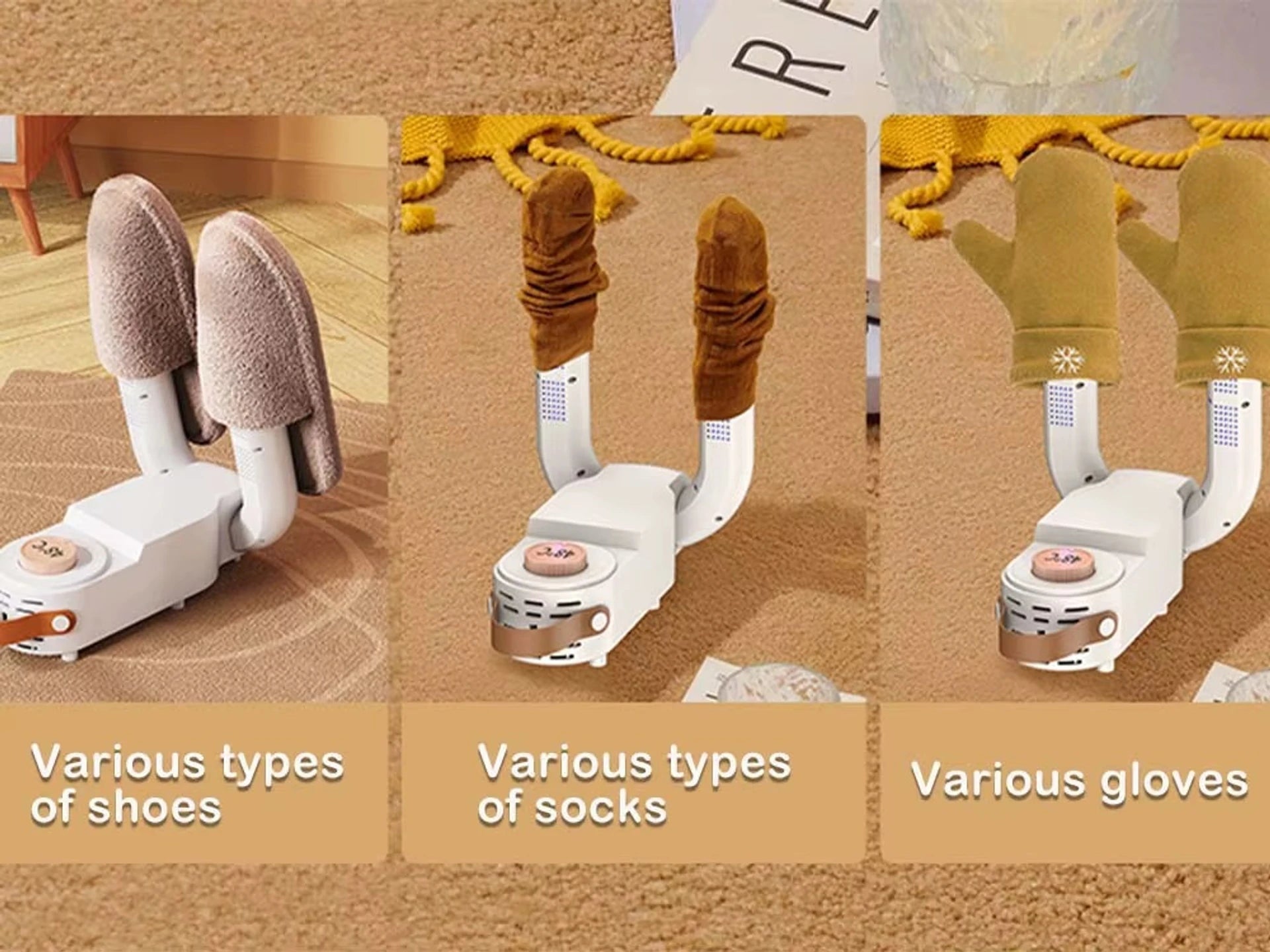 Foldable Shoe Dryer