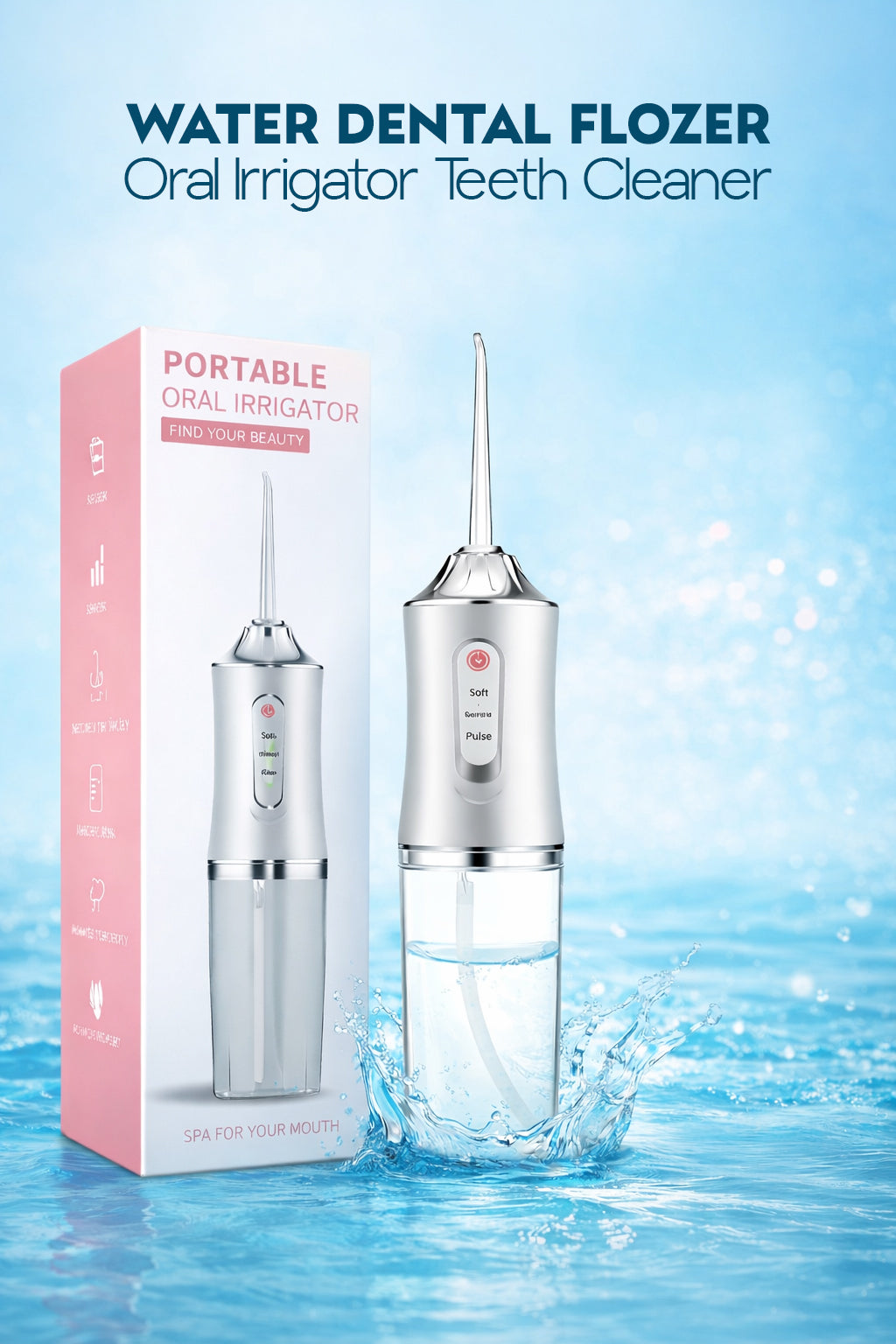 Water Dental Flosser Oral Irrigator Teeth Cleaner