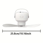Portable Ceiling Fans with LED Lighting Camping Fan Tripod