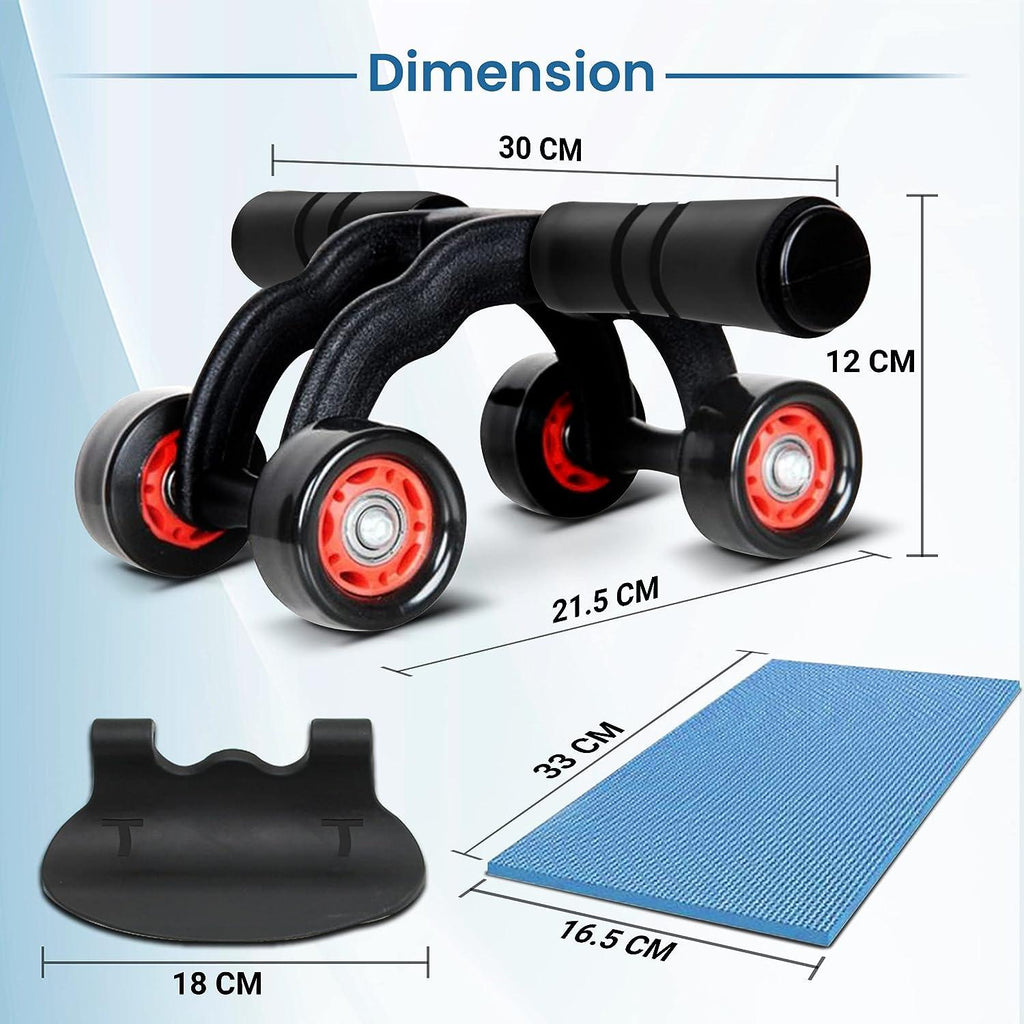 Wheel Abs Roller core Steel Handle With Knee Mat