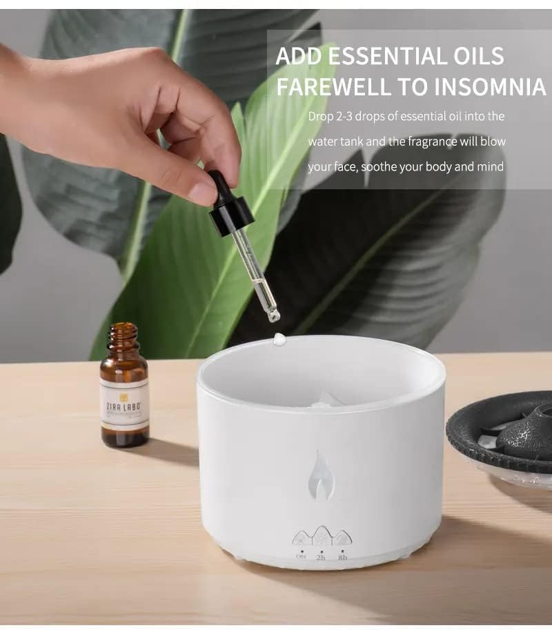 Ultrasonic Volcano Flame Humidifier