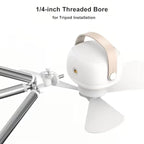 Portable Ceiling Fans with LED Lighting Camping Fan Tripod