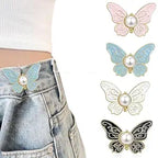 Butterfly Jeans Button Clip
