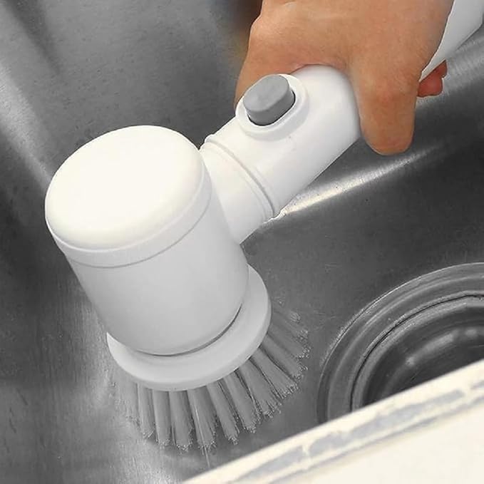 Electric Scrubber - Cleaning Brush Set (Round Brush)