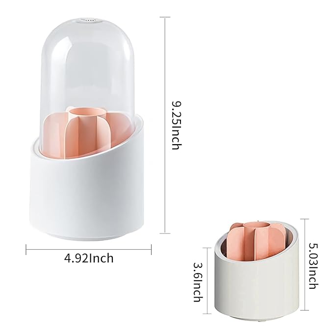 360 Rotating Makeup Brush Holder