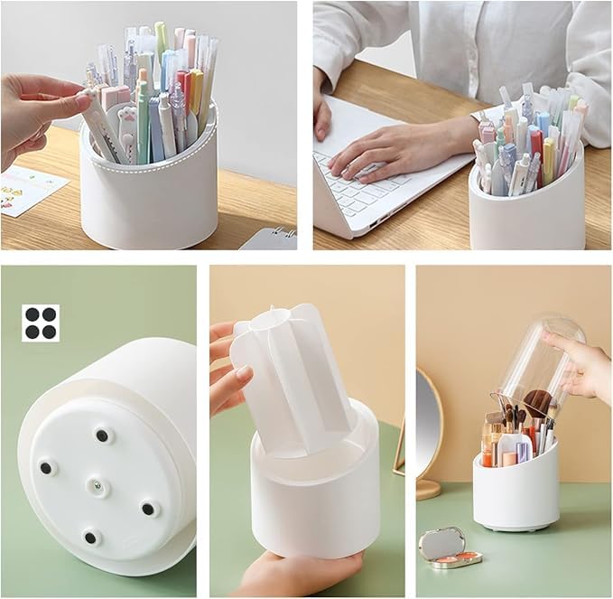 360 Rotating Makeup Brush Holder