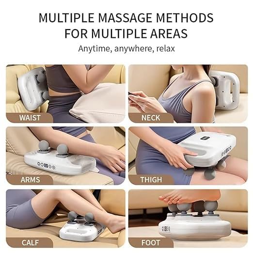 Four Headed Massager Gun