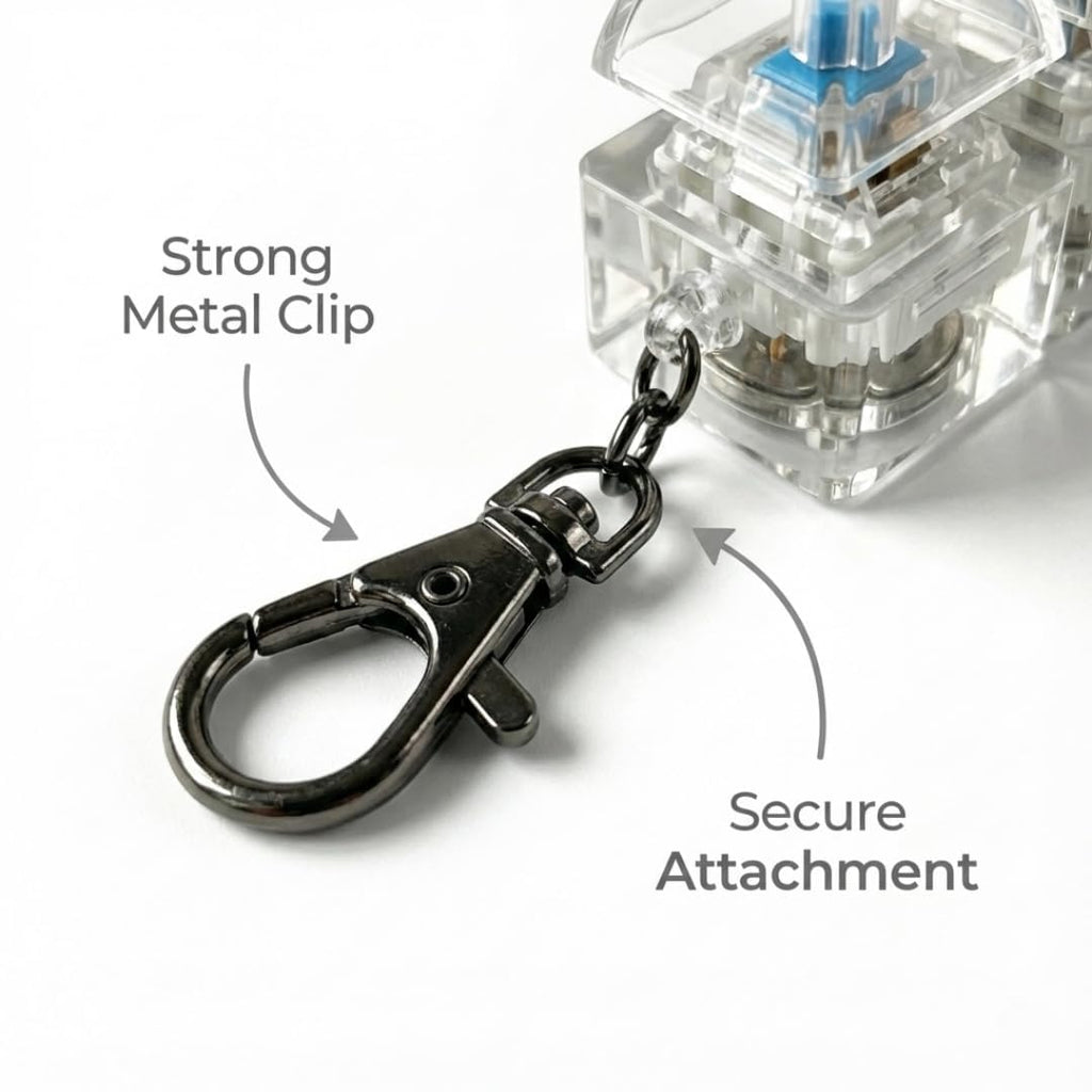 Keyboard Fidget Keychain