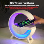 G-Shape LED Wireless Charging Speaker Lamp