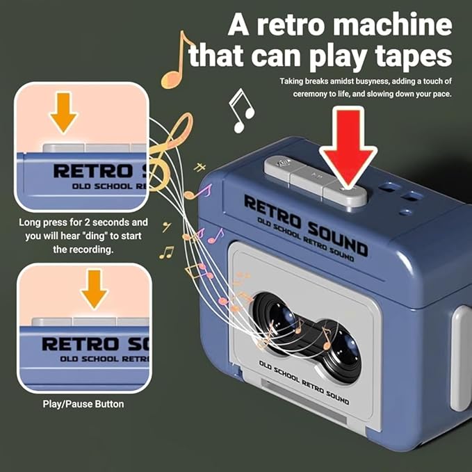 Retro Sound Keychain