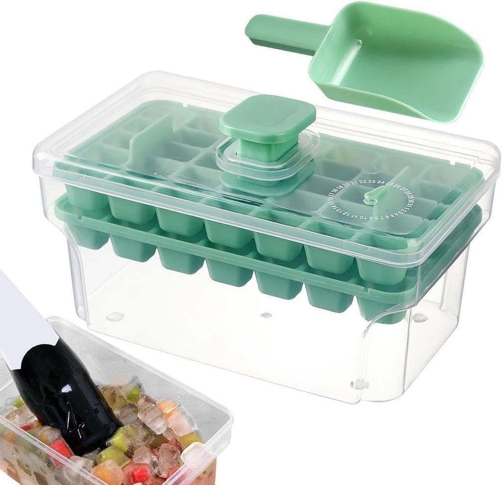 Easy Press Ice Tray Container