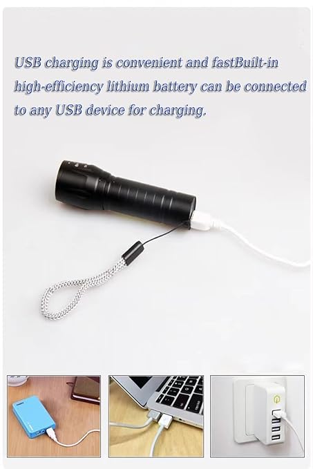Rechargeable USB Mini Torch Light