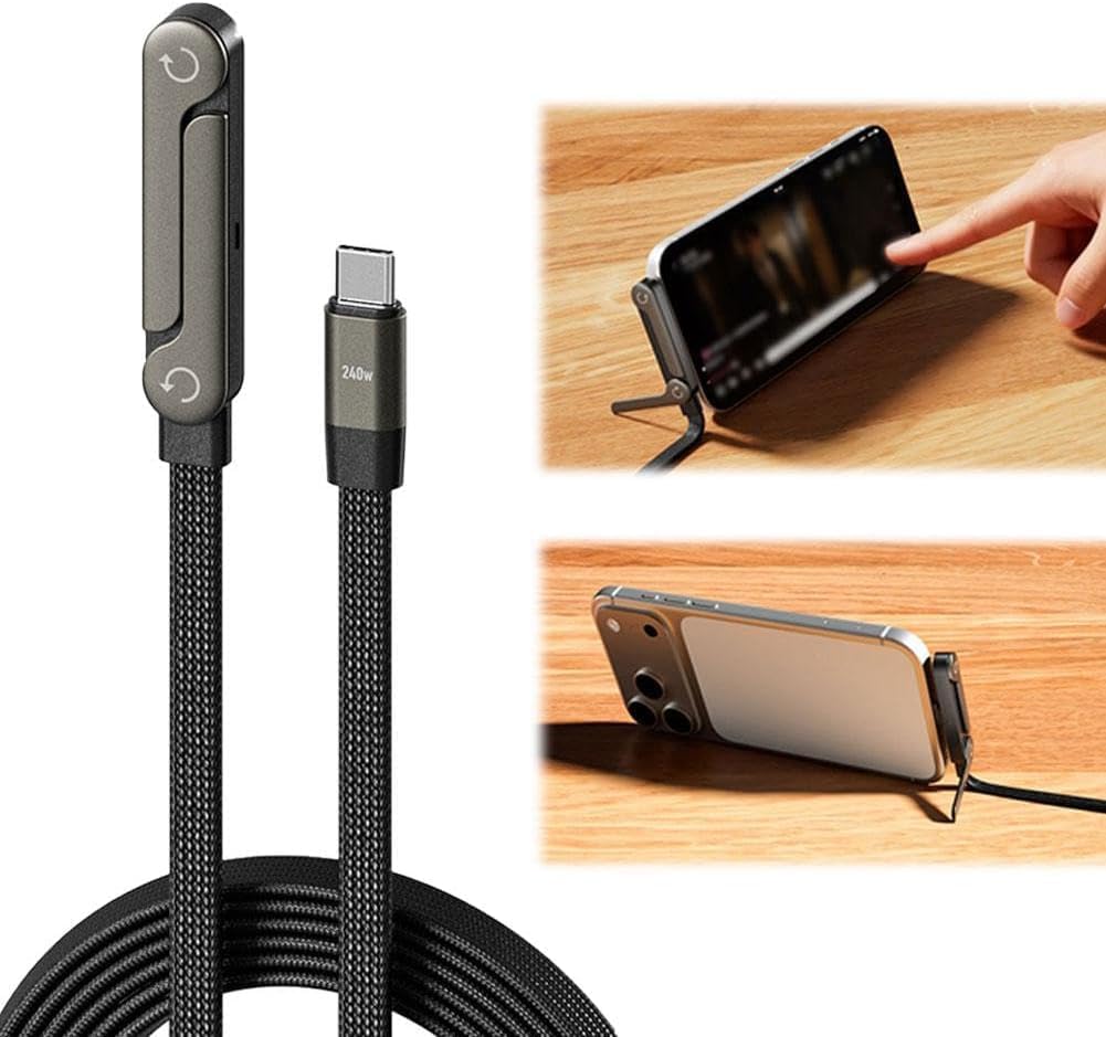 2 in 1 Invisible Holder Charger Cable
