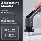 GoodsCity  9 in 1 Electric Spin Scrubber Mop Brush | 1 year warranty |GC-221