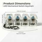 Keyboard Fidget Keychain
