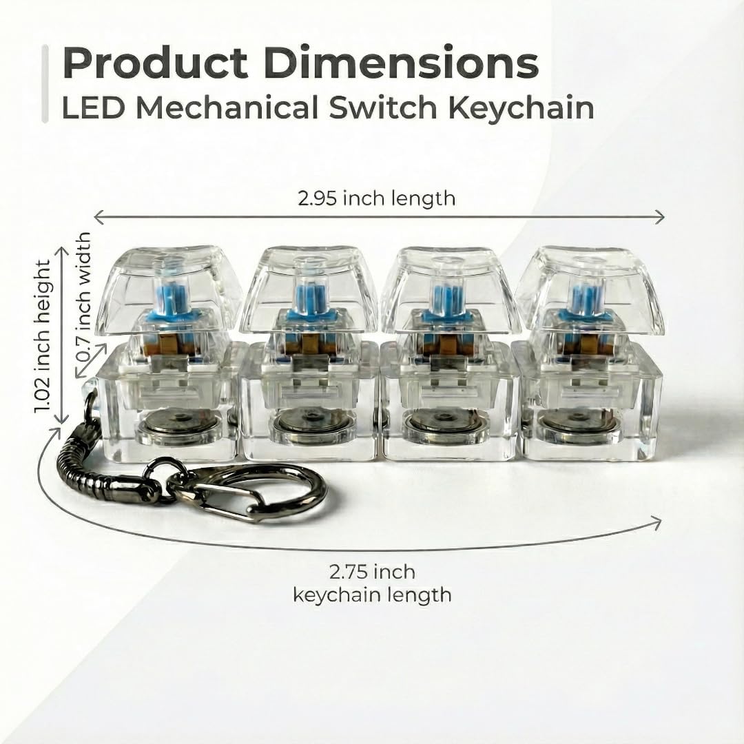 Keyboard Fidget Keychain