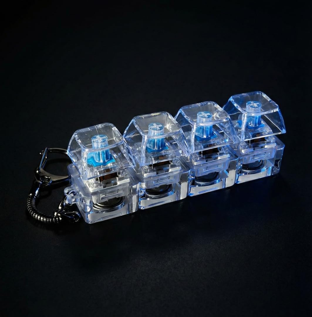 Keyboard Fidget Keychain