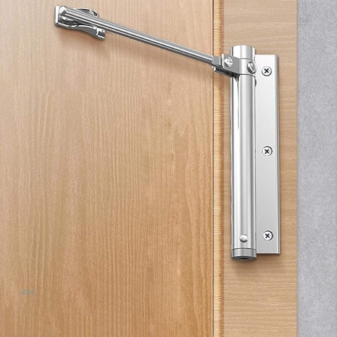 Automatic Door Closer Hinge Lock