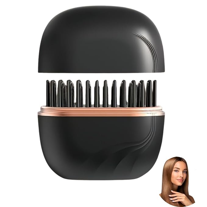 Mini Cordless Hair Straightener Comb