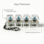 Keyboard Fidget Keychain