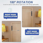 Automatic Door Closer Hinge Lock