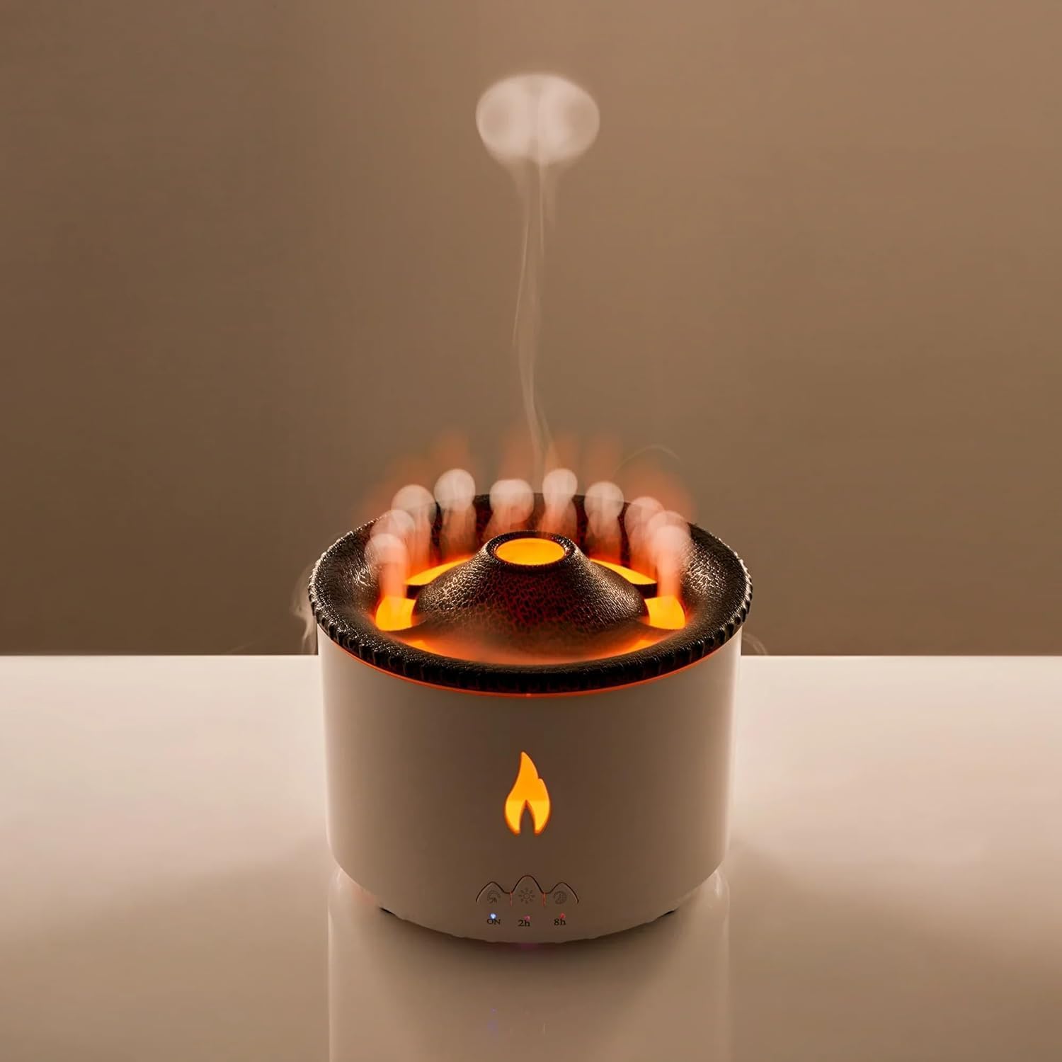 Ultrasonic Volcano Flame Humidifier