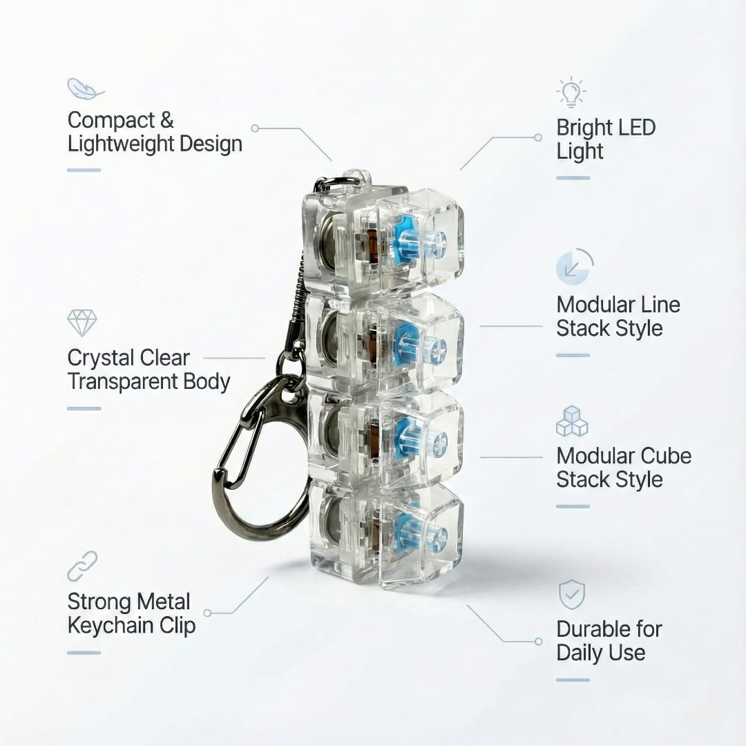 Keyboard Fidget Keychain
