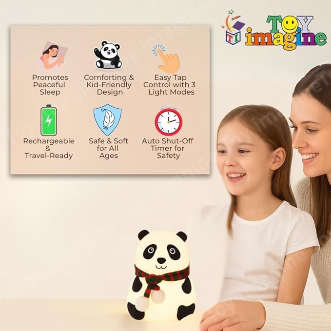 Silicone Panda Lamp