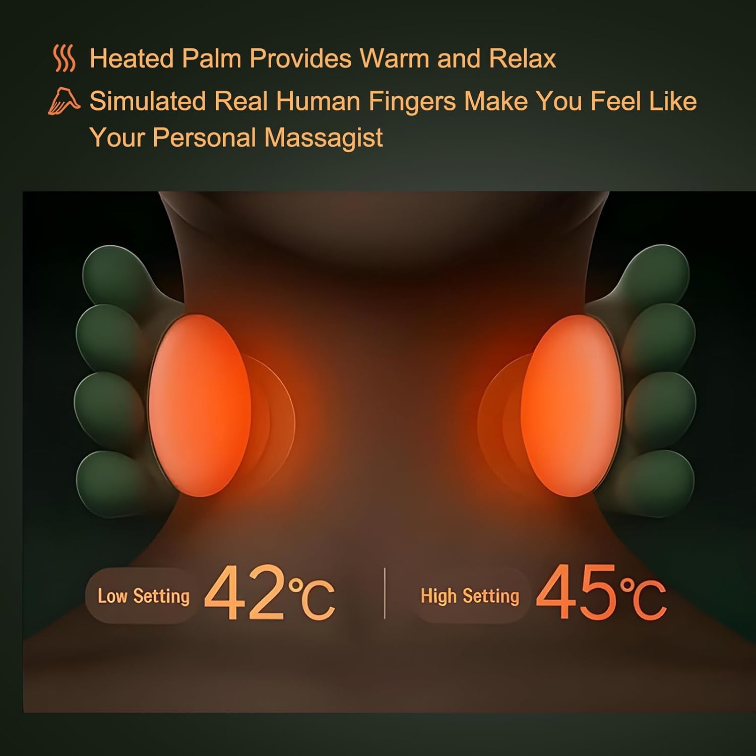 Neck and Shoulder Hand Massager Rechargeable