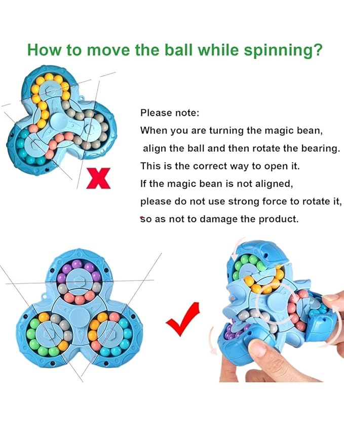 Magical Bean Puzzle Toy Spinner