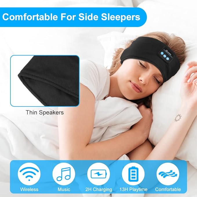 Bluetooth Music Headband  - yoga, workout, sleep headband