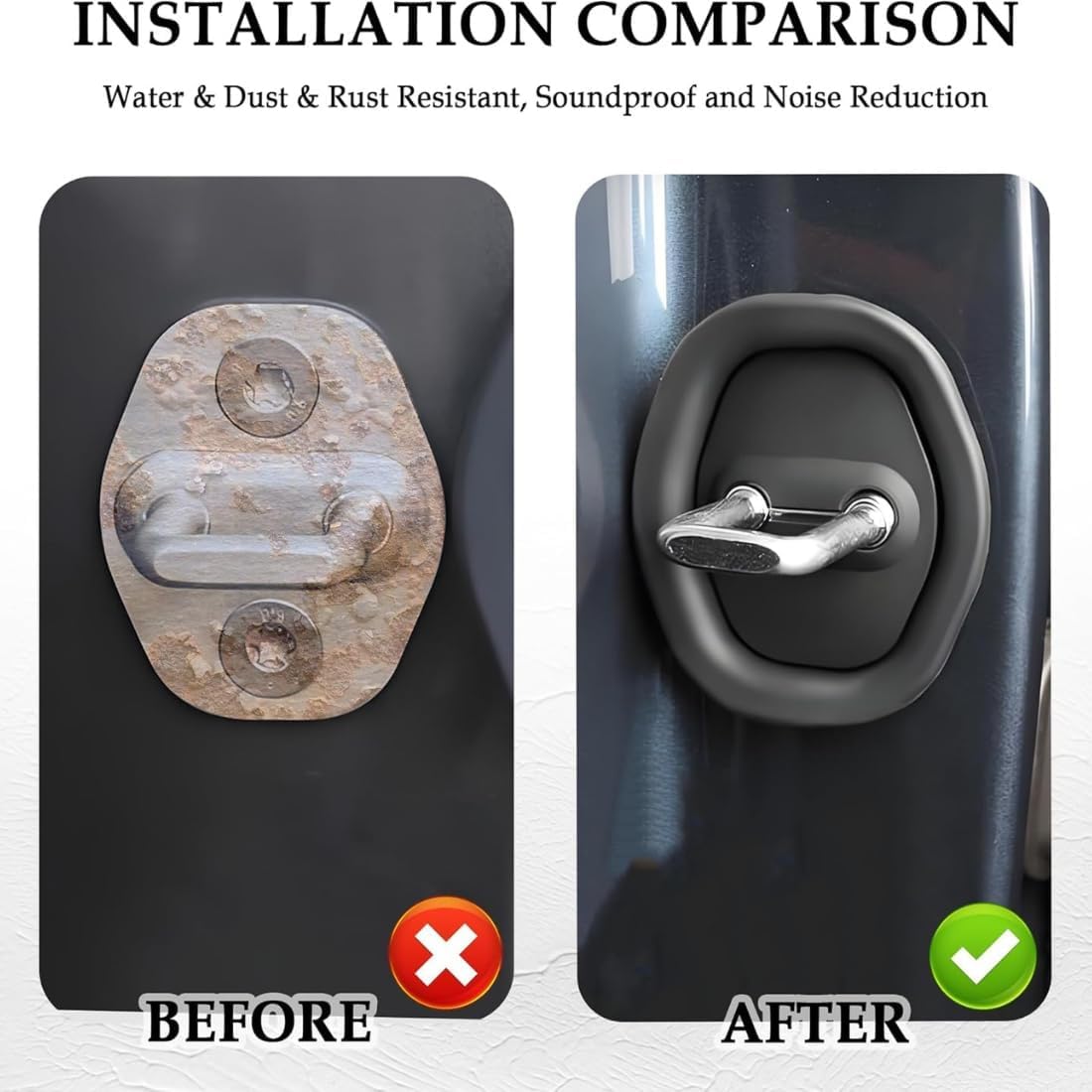 Car Door Lock Protector Cover