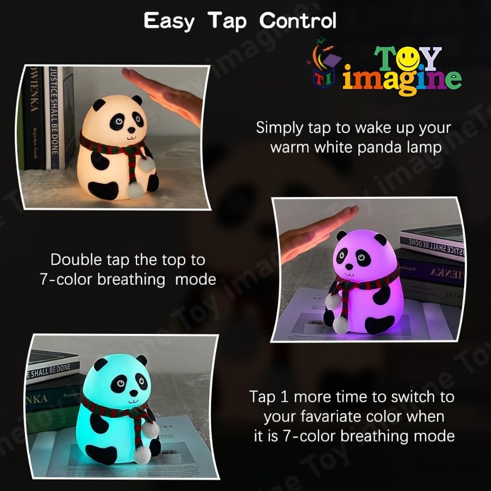 Silicone Panda Lamp