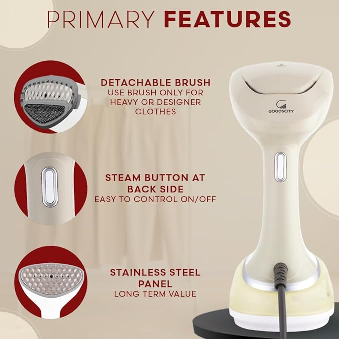 GoodsCity Handheld garment Steamer high end GC-161 | 1 year warranty