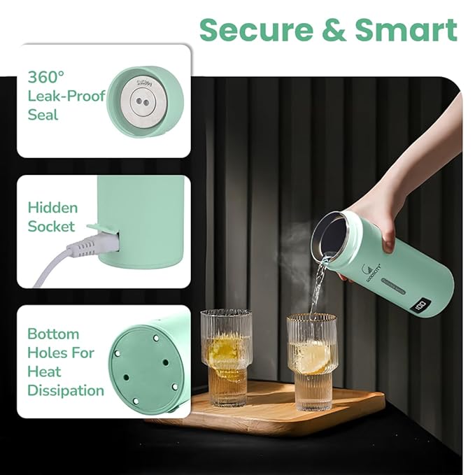 GoodsCity Electric Portable Bottle Kettle | 1 Year warranty | GC-211