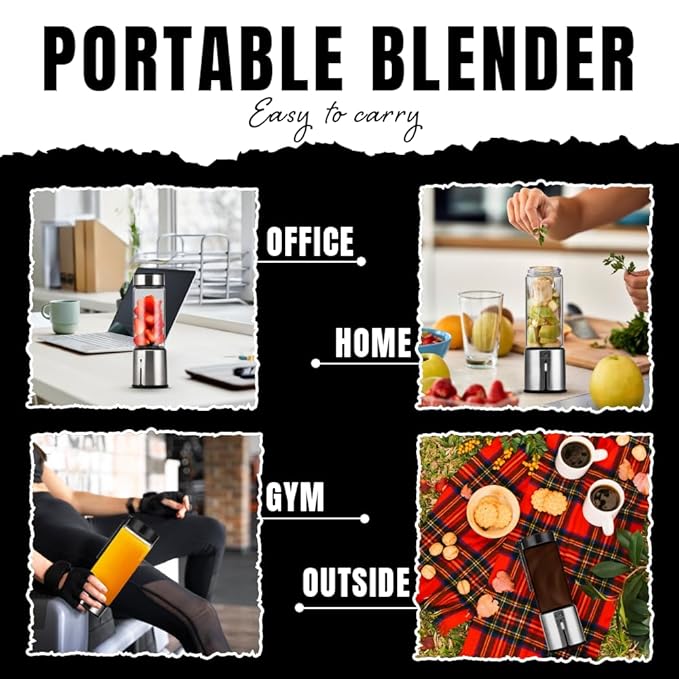Blender For Smoothie And Juices 450 ml | USB Rechargeable | 1 Year Warranty GC-171