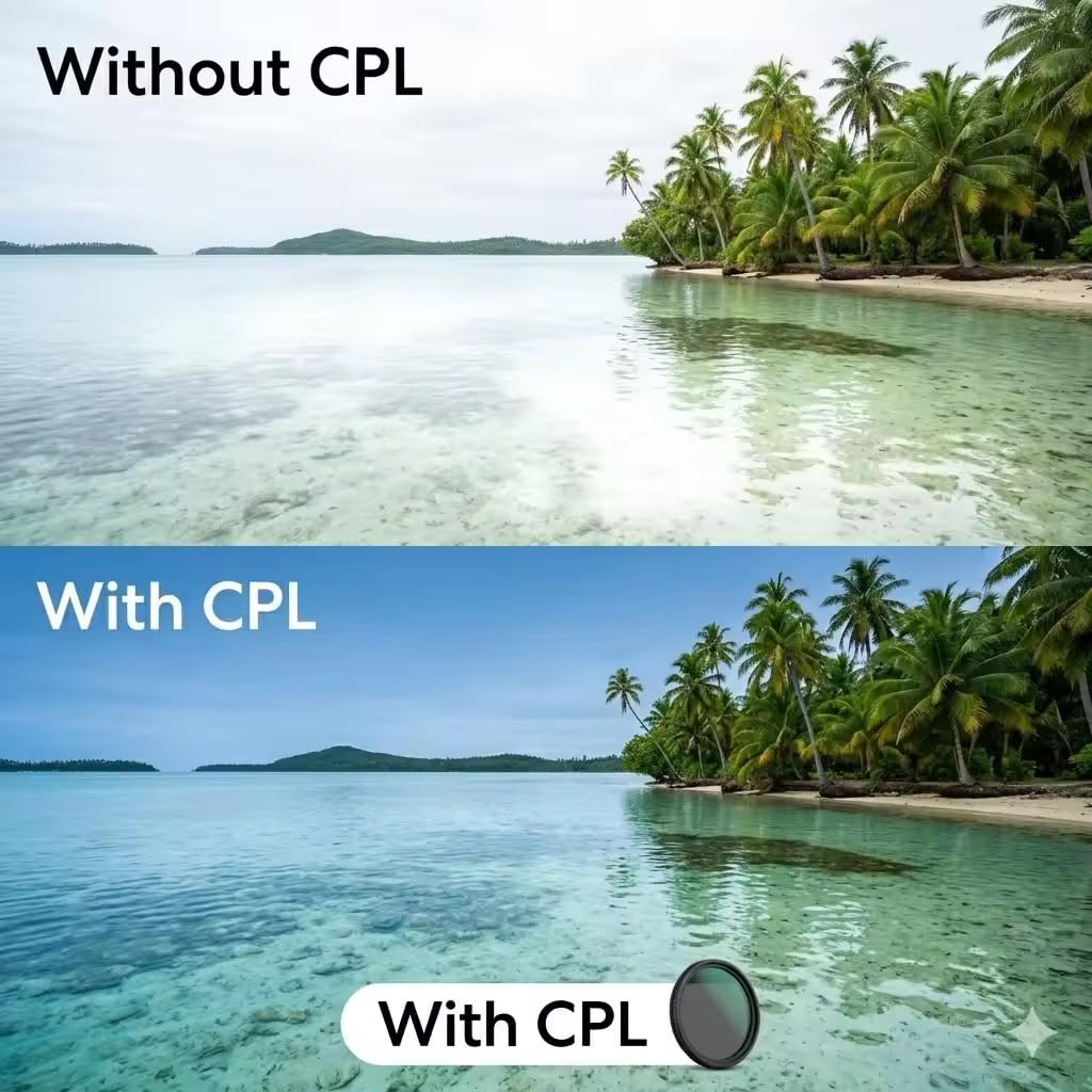 CPL Filter for mobile phone camera - Anti reflective filter