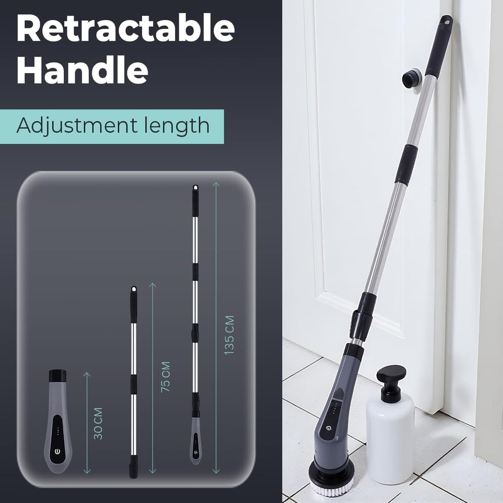 GoodsCity  9 in 1 Electric Spin Scrubber Mop Brush | 1 year warranty |GC-221