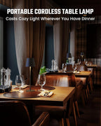 Cordless Rechargeable Led table Lamp
