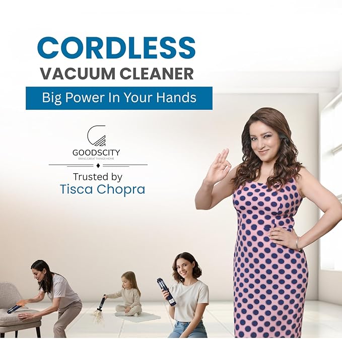 GoodsCity Cordless Handheld Vacuum Cleaner | 1 Year warranty | GC-241