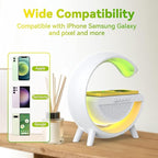 G-Shape LED Wireless Charging Speaker Lamp
