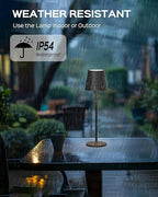 Cordless Rechargeable Led table Lamp