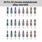 24 in 1 T Shape Screwdriver Set