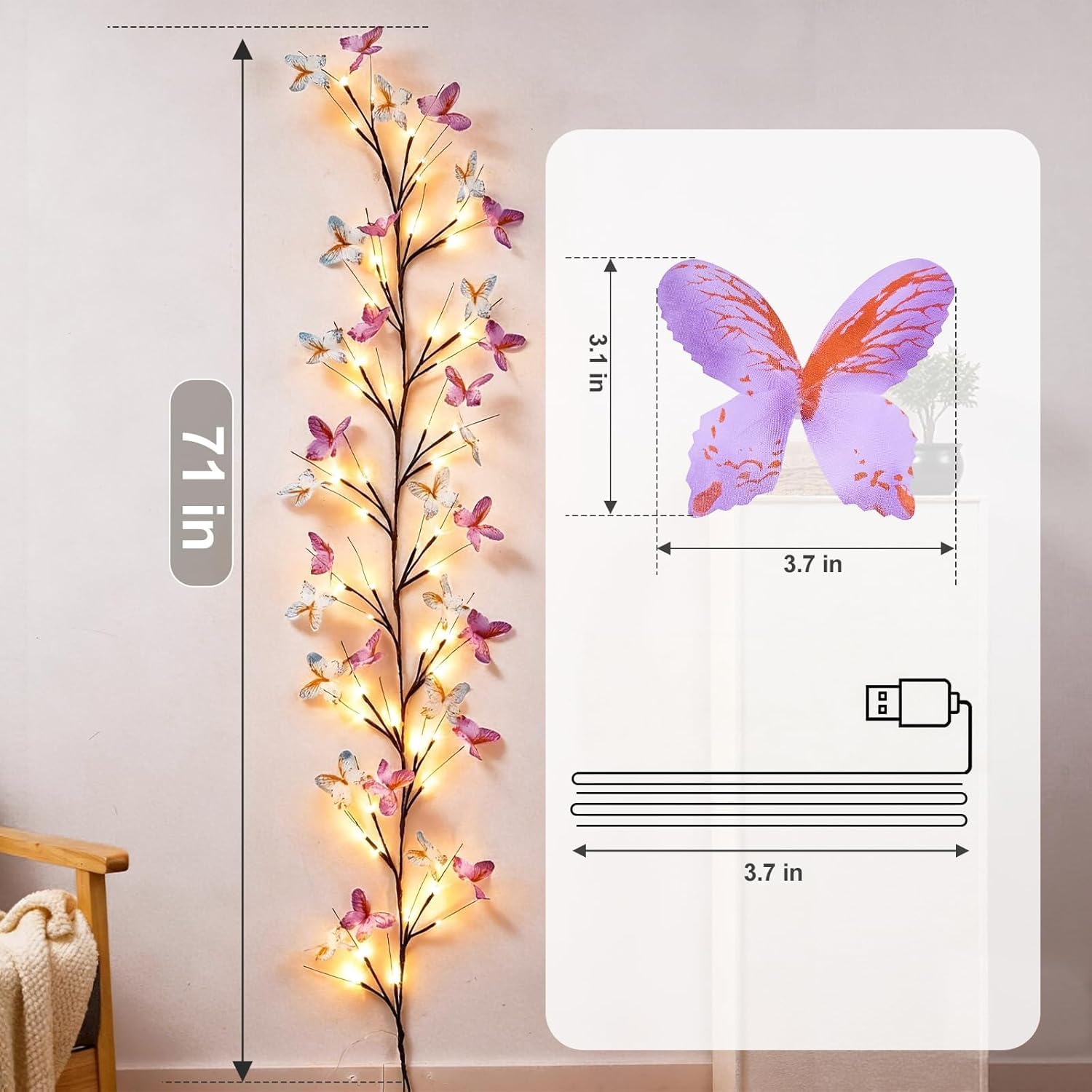 Butterfly Tree Light