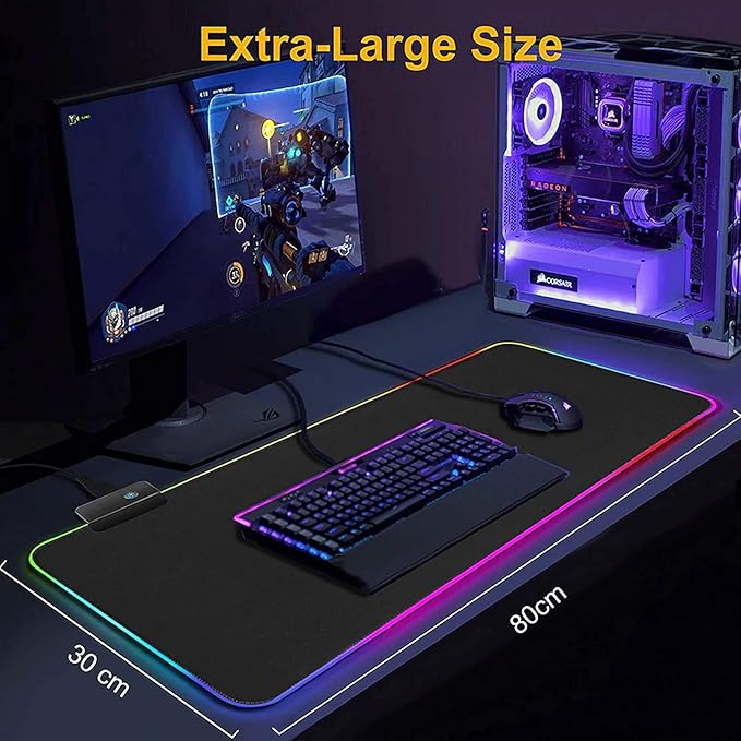 Rgb Mouse Pad RGB Keyboard Mat