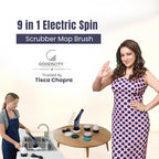 GoodsCity  9 in 1 Electric Spin Scrubber Mop Brush | 1 year warranty |GC-221