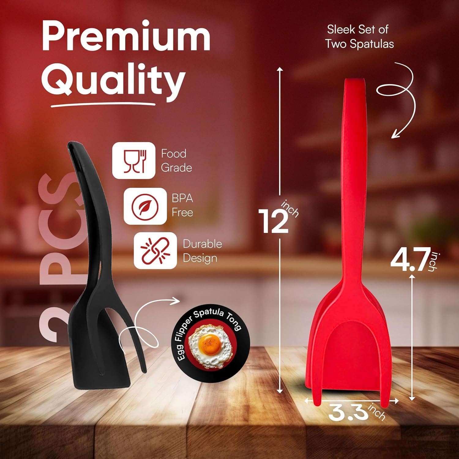 2 in 1 Kitchen Spatula