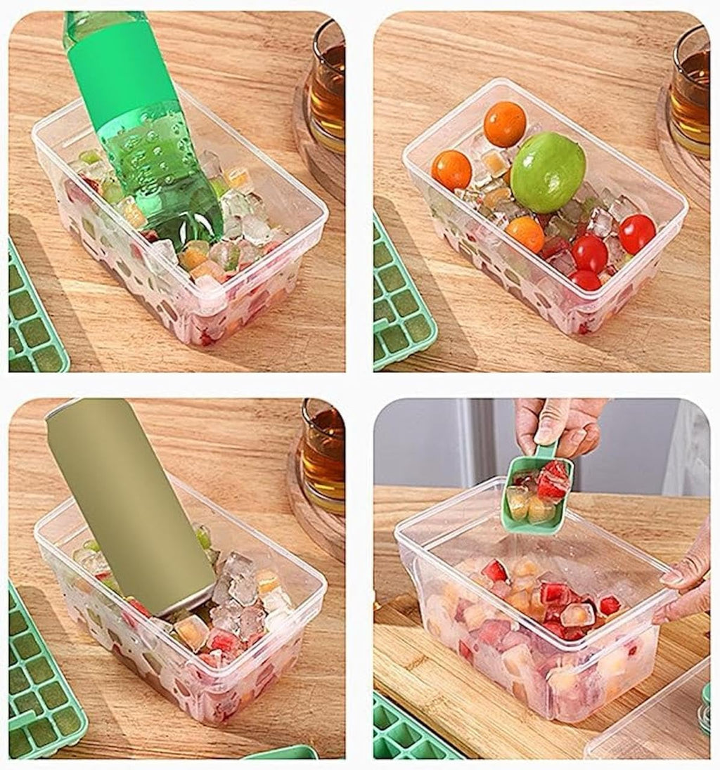 Easy Press Ice Tray Container