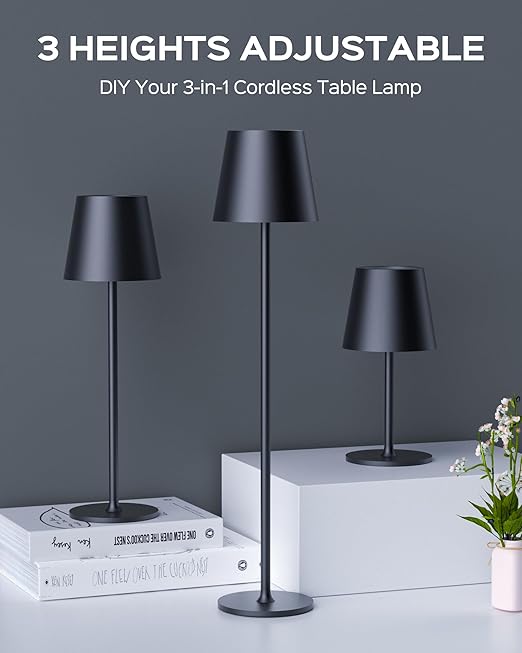 Cordless Rechargeable Led table Lamp
